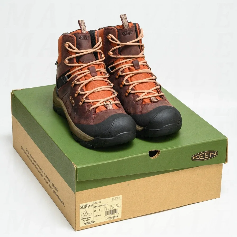 Keen Women's Size 9 Revel IV Mid Polar Waterproof Insulated Hiking Boots 1027726